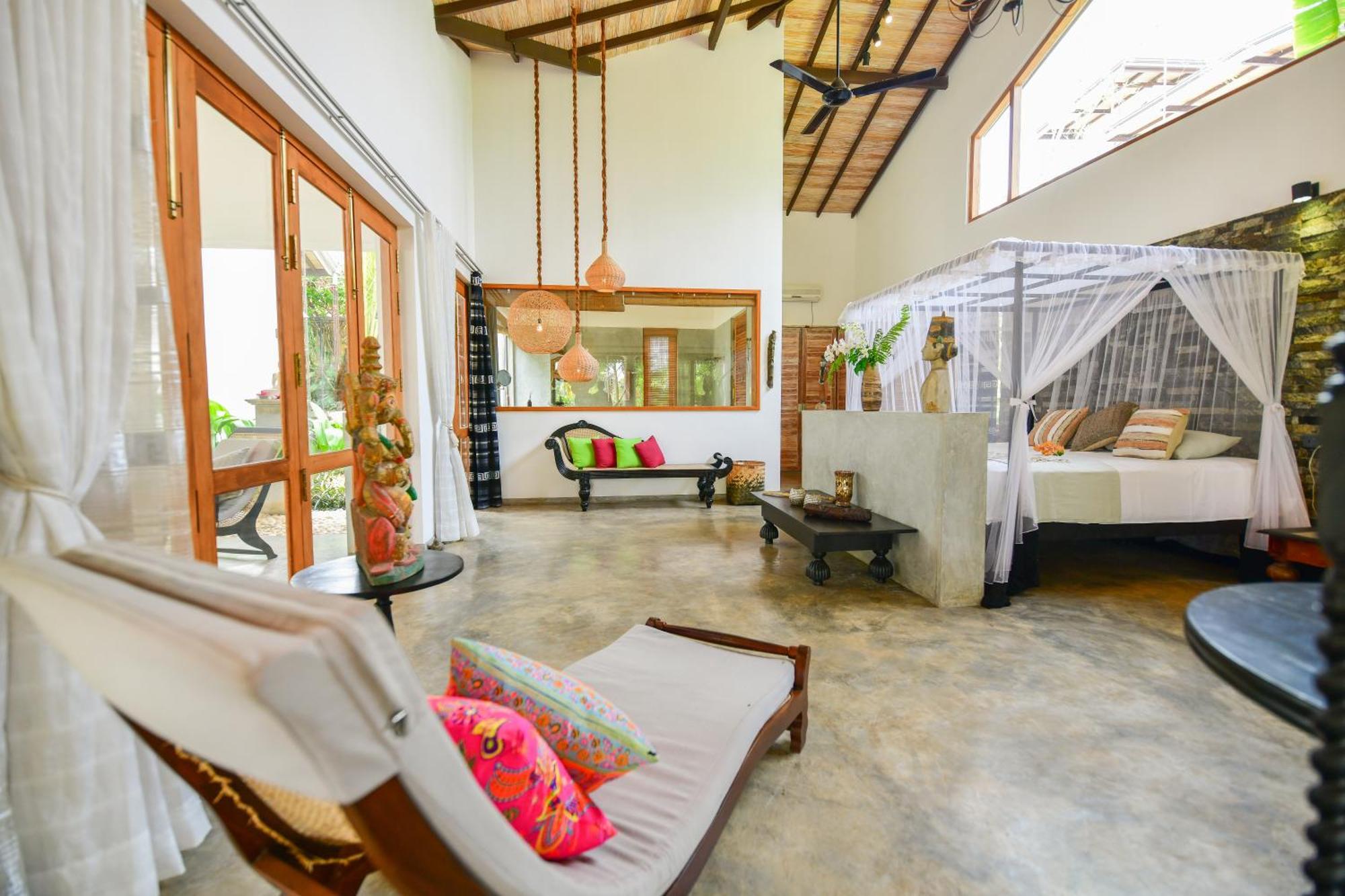 Tropical House - Jungleside Villa Hikkaduwa Habitación foto